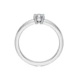 Pierścionek z białego złota z diamentem AJPZ_003